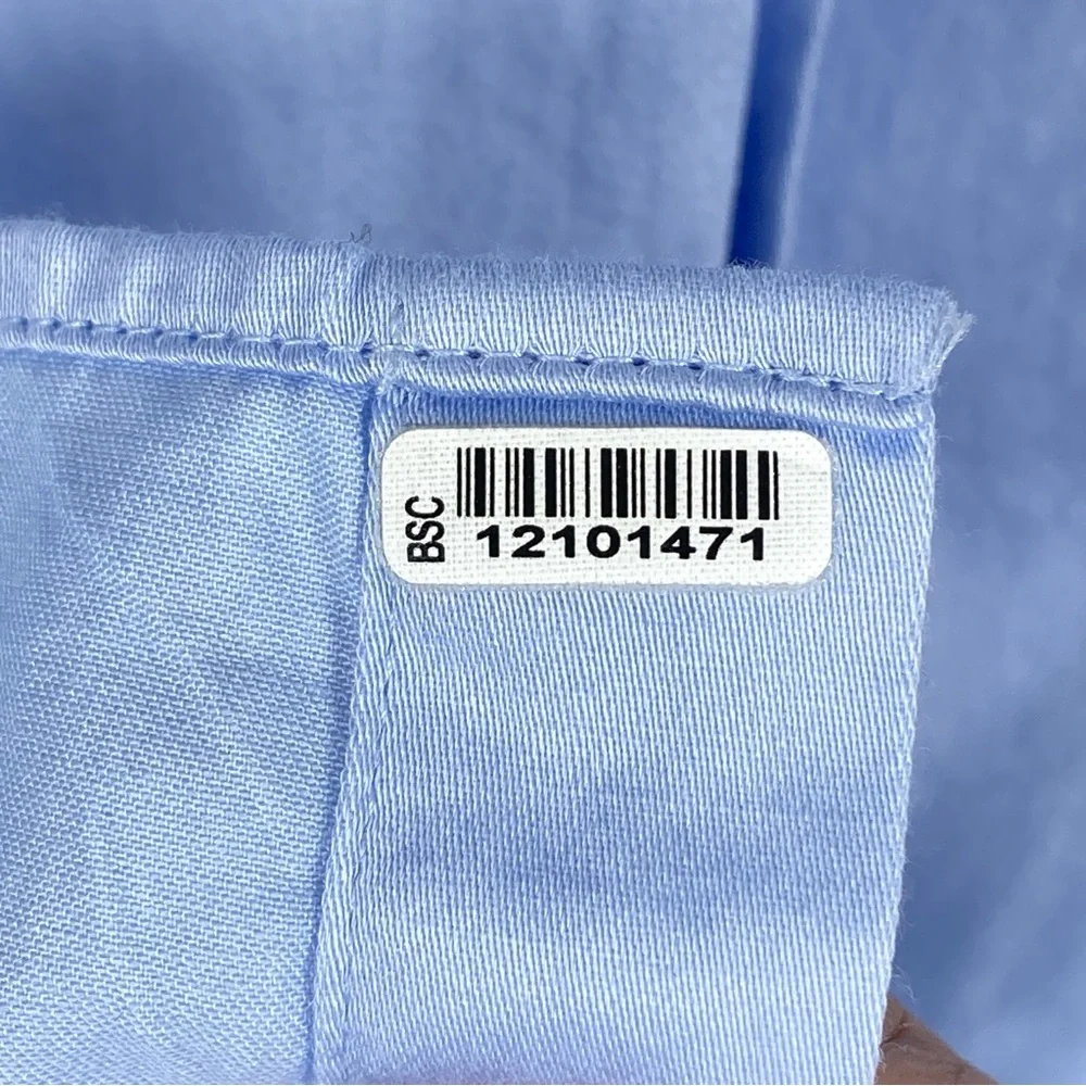 Ted Baker London Shirt Men’s Button Dow Blue  Cotton Long Sleeve Size 5 Office - Picture 7 of 16